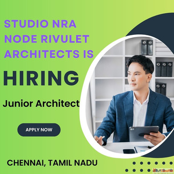 Hiring Junior Architect - Studio NRA Node Rivulet Architects