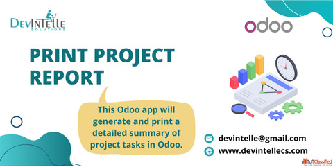Print Project Report in Odoo