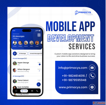 Best Mobile App Development Company in USA - Custom Apps by Primocys