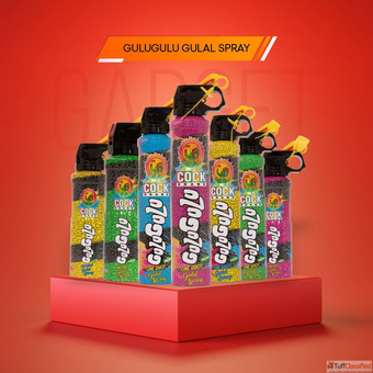 Buy Premium Gulal Spray Online at Cock Colours