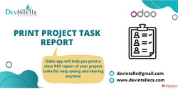 Print Project Task Report in Odoo