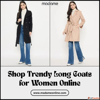 Shop Trendy Long Coats for Women Online