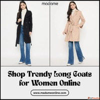 Shop Trendy Long Coats for Women Online
