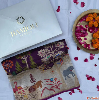 Check Out The Premium Collection of Banarasi Saree Online HamJoli Banaras