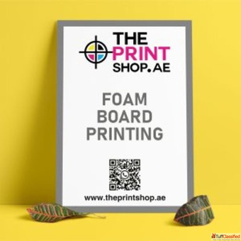 foam board poster printing Dubai