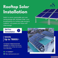 Reliable Rooftop Solar Installation in Lucknow - JaiKisaan S...