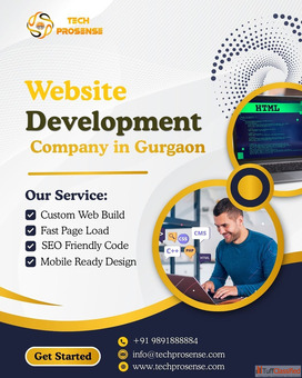 Professional Web Development Services in Gurgaon - Tech Prosense