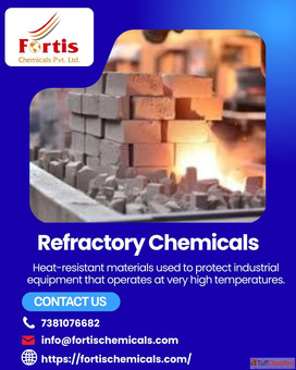 Industrial grade refractory chemicals for heat resistant solutions