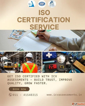 Get ISO 9001 ISO 14001 ISO 45001 Certification ICV Assessments