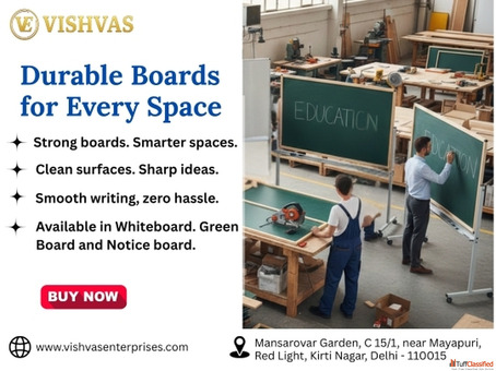 Premium Educational Boards by Trusted School Furniture Manufacturers in Kirti Nagar