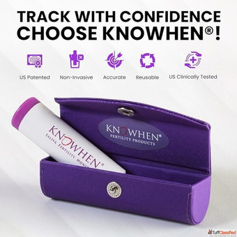 KNOWHEN Saliva Ovulation Test Kit Natural Non-Invasive Fertility Tracker