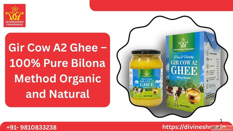 Gir Cow A2 Ghee - 100 Pure Bilona Method Organic and Natural