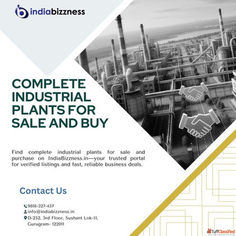 Complete Industrial Plants For Sale and Buy - IndiaBizzness.in Portal