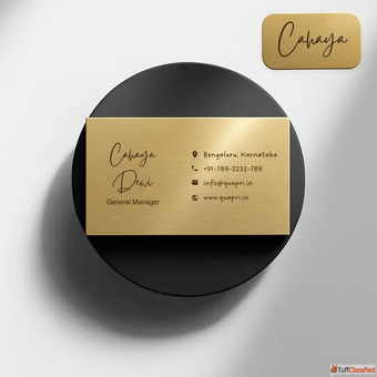 Metallic Business Cards