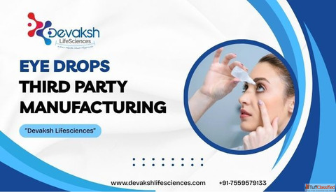 Eye Drops Third Party Manufacturing in India