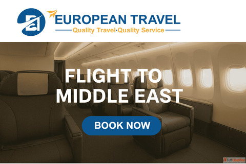 Book Flight to Middle East With Priority Services European Travel