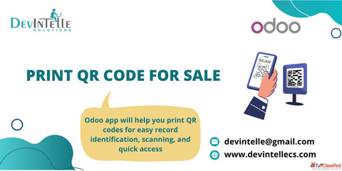 Print QR Codes for Sale Purchase MRP Invoices in Odoo