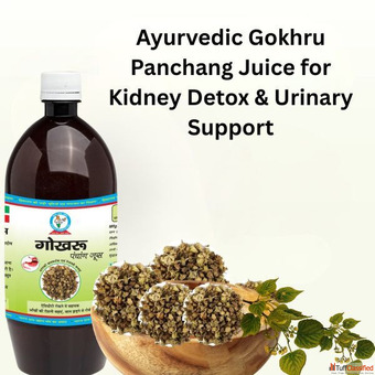 Gokhru Panchang Juice for Kidney Health Urinary Detox Ayurvedic Natural Cleanser
