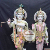 Buy Designer Radha Krishna Marble Moorti - Bring Home Divine...