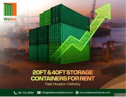 container for rental in Houston webox solutions