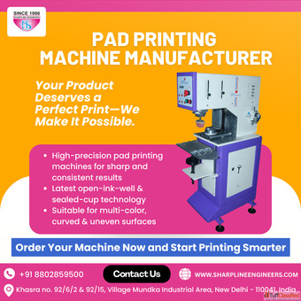 Pad Printing Machine Manufacturer Sharpline Engineers