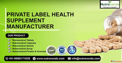 Private Label Manufacturers of Nutrition Supplements