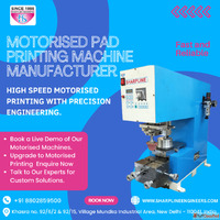 Motorised Pad Printing Machine High Speed Precision Printing