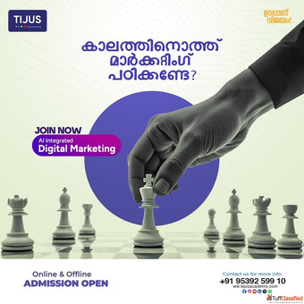 Best Digital Marketing Institute in Kerala - Tijus Academy