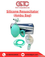 GSTC Ambu Bag - Silicone Manual Breathing Unit with Safety V...
