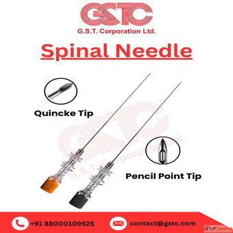 High-Precision Spinal Needle from Top 10 Manufacturers in India
