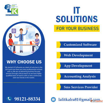 Top Software Development Company in Haryana LK Softwares