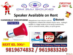 Speaker on Rent for Christmas Party - Gramophone Handheld