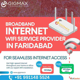 Broadband Internet Wi-Fi Services Provider In Faridabad
