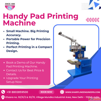 Handy Pad Printing Machine - Compact Precise Printing Solution