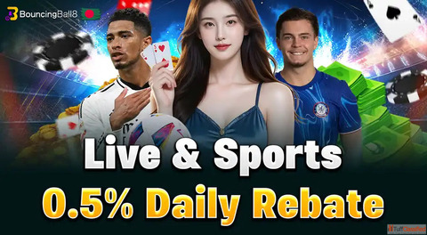 Get a 0.5 Daily Rebate on Live Sports Bets at BouncingBall8