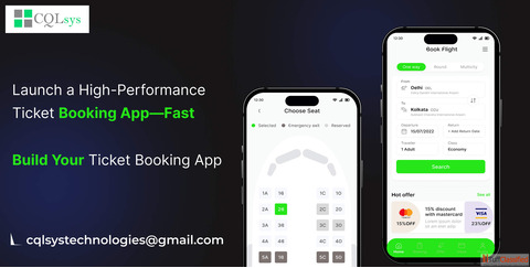 Launch a High-Performance Ticket Booking App with CQLsys