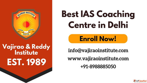 Best IAS Coaching Centre in Delhi- Vajirao and Reddy Institute