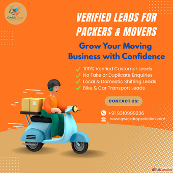 Daily Package Leads for Packers and Movers Qwick Drop Solution