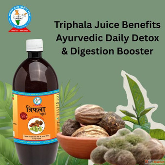 Triphala Juice Benefits Ayurvedic Daily Detox Digestion Booster