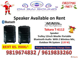 Speaker on Rent for Christmas Party - TAKARA T-6112