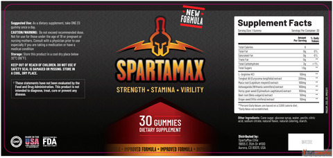 SpartaMax - Power Boost Gummies for Strength Stamina