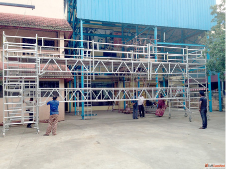 Aluminium Scaffolding System for Safe Industrial Access