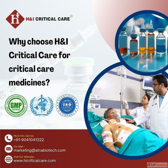 Why choose HI Critical Care for critical care medicines HI Critical Care