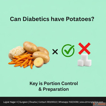 Can diabetics have potatoes in Lajpat Nagar Delhi 8010931122