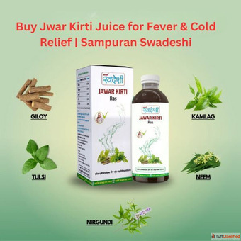 Buy Jwar Kirti Juice for Fever Cold Relief Sampuran Swadeshi