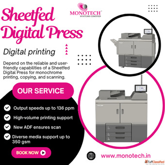 Sheetfed Digital Press by Monotech Systems Limited