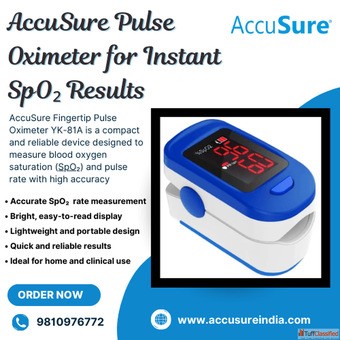 Buy Pulse Oximeter Online - AccuSure India