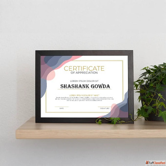 Framed Certificates