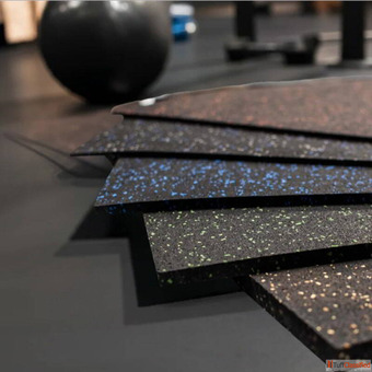 Gym Flooring Dubai Durable Rubber Flooring for Home Commercial Gyms