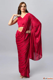 Pre Drap Sarees - Easy Wear Elegant Look